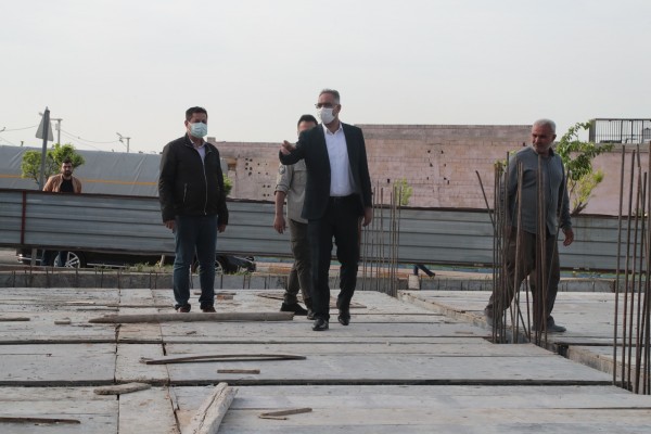 Eyyübiye'deki gençlik merkezinde çalışmalar sürüyor