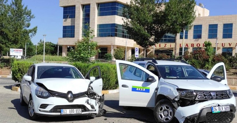 HRÜ içerisinde maddi hasarlı kaza