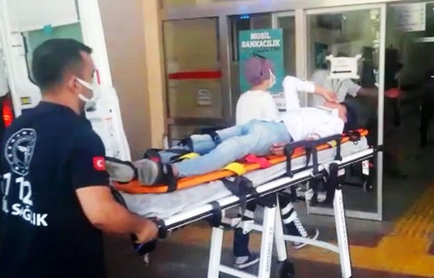 Karaköprü'de motosiklet kazası: 1 yaralı