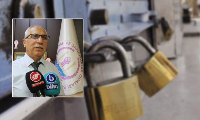 Şanlıurfa'da 1000'in üzerinde esnaf kepenk kapattı