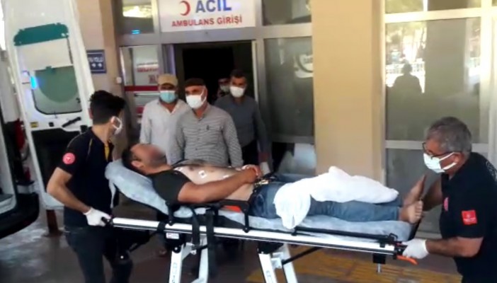 Elektrik tesisatı döşerken akıma kapıldı