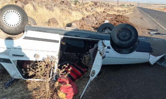 Siverek’te trafik kazası: 1 ölü, 3 yaralı