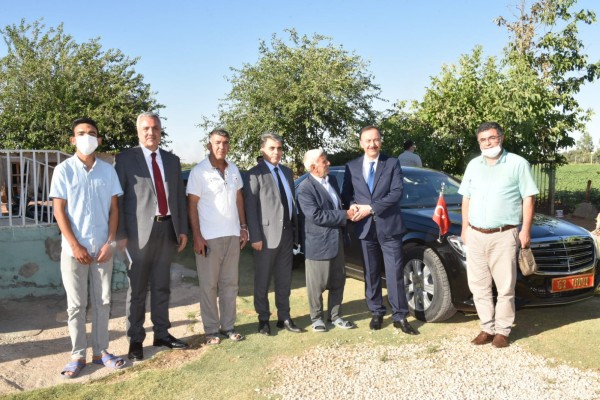 Vali Erin’den Kısas’a ziyaret  