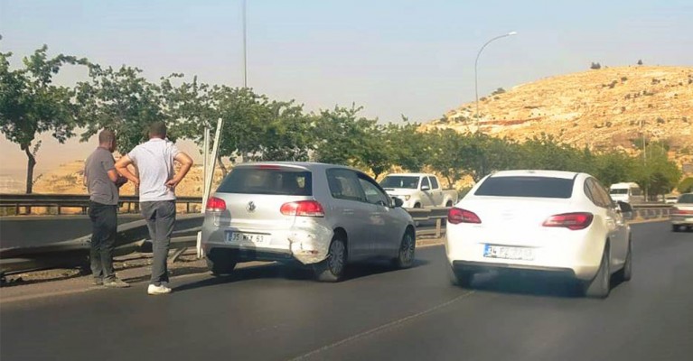 Akabe yolunda trafik kazası