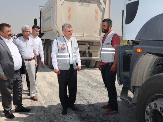 Beyazgül çalışmaları sahada takip ediyor