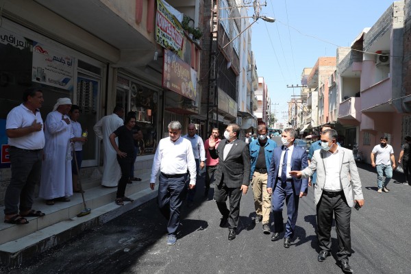 Canpolat, asfalt çalışmalarını inceledi