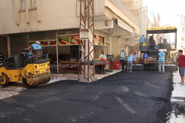 Devteyşti Mahallesi'nde asfalt çalışması başlatıldı