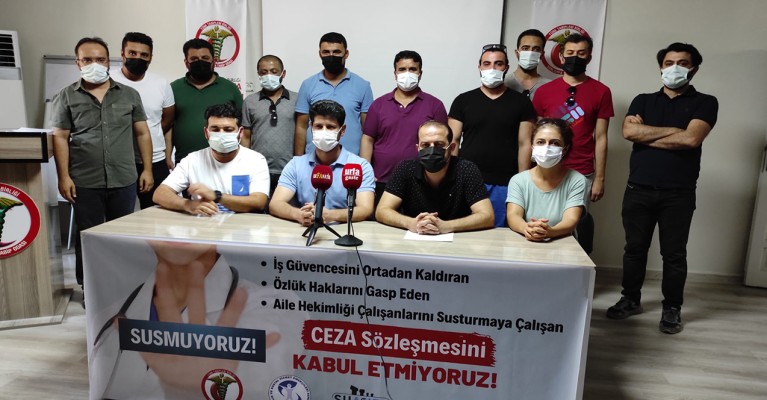 Şanlıurfa Tabip Odası: “Yeni ceza sözleşmesini kabul etmiyoruz”