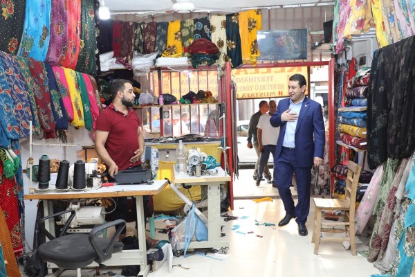 Başkan Özyavuz'dan esnaf ziyareti
