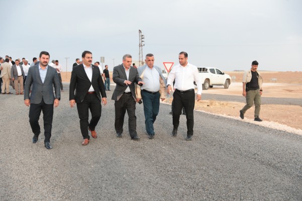 Başkanlar çalışmaları yerinde denetledi