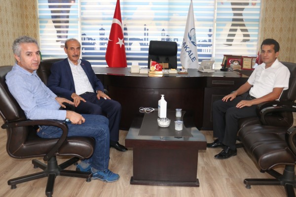 Hakim ve hekim kardeşlerden Yalçınkaya'ya ziyaret