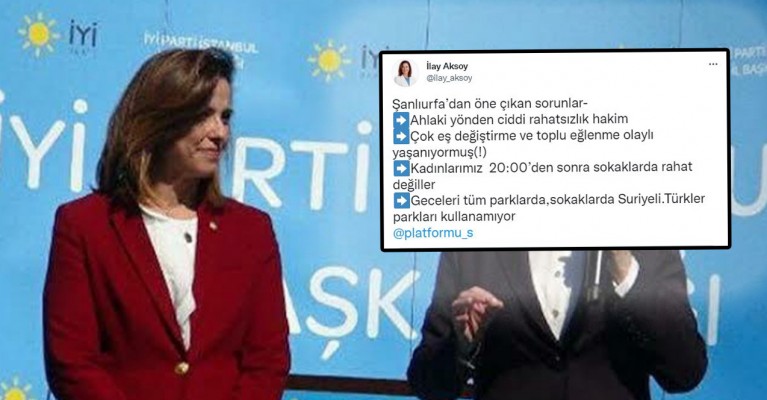 İYİ Partili kadın siyasetçiden Urfa'yla ilgili tepki çeken sözler