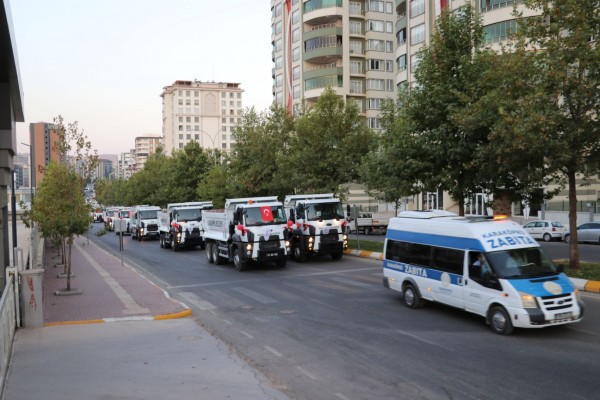 Karaköprü Belediyesi araç filosuna yeni araçlar ekledi