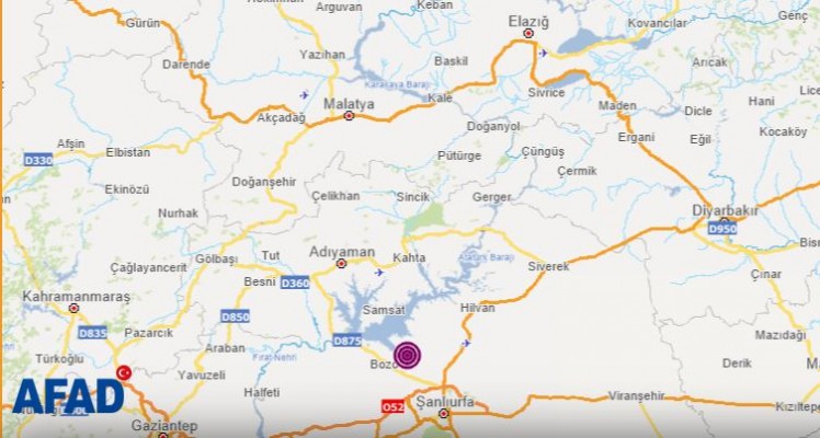 Şanlıurfa'da deprem!