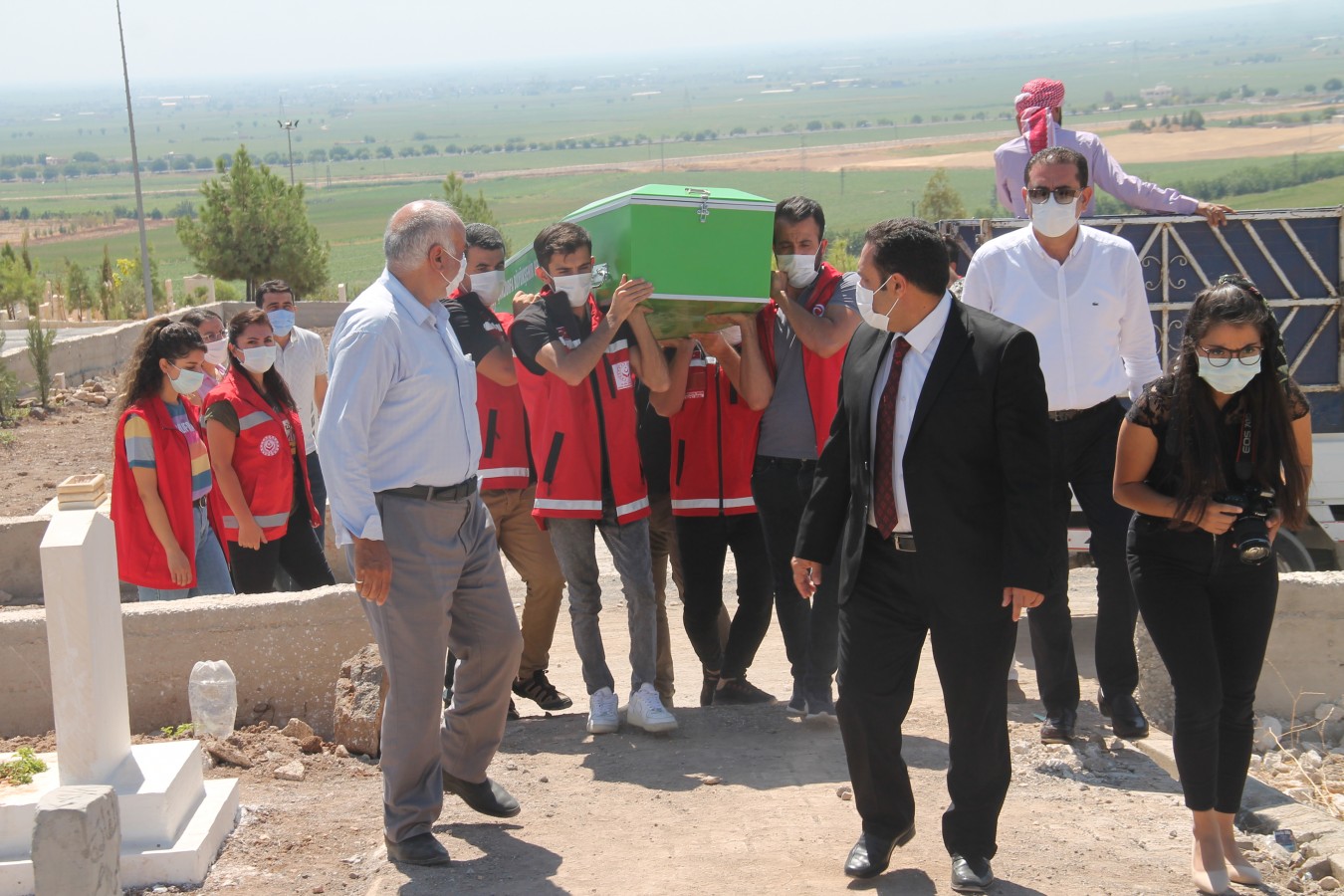 Diri diri yakılan Amara'nın cenazesine sahip çıktılar