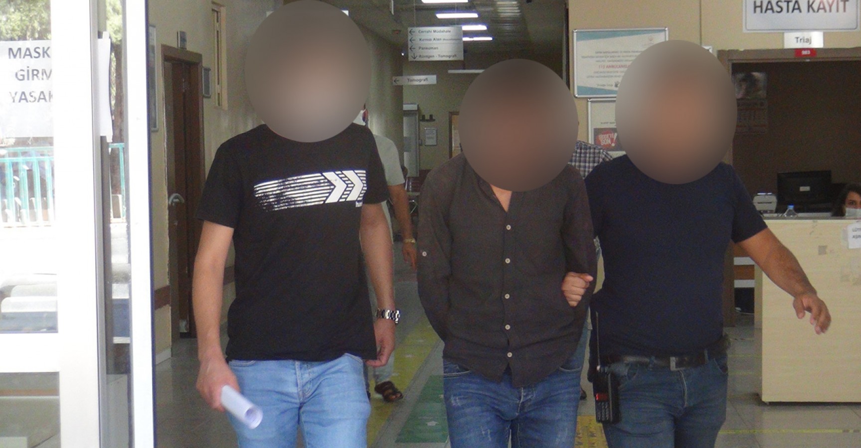 Firari hırsızlık zanlısını hareketleri ele verdi!