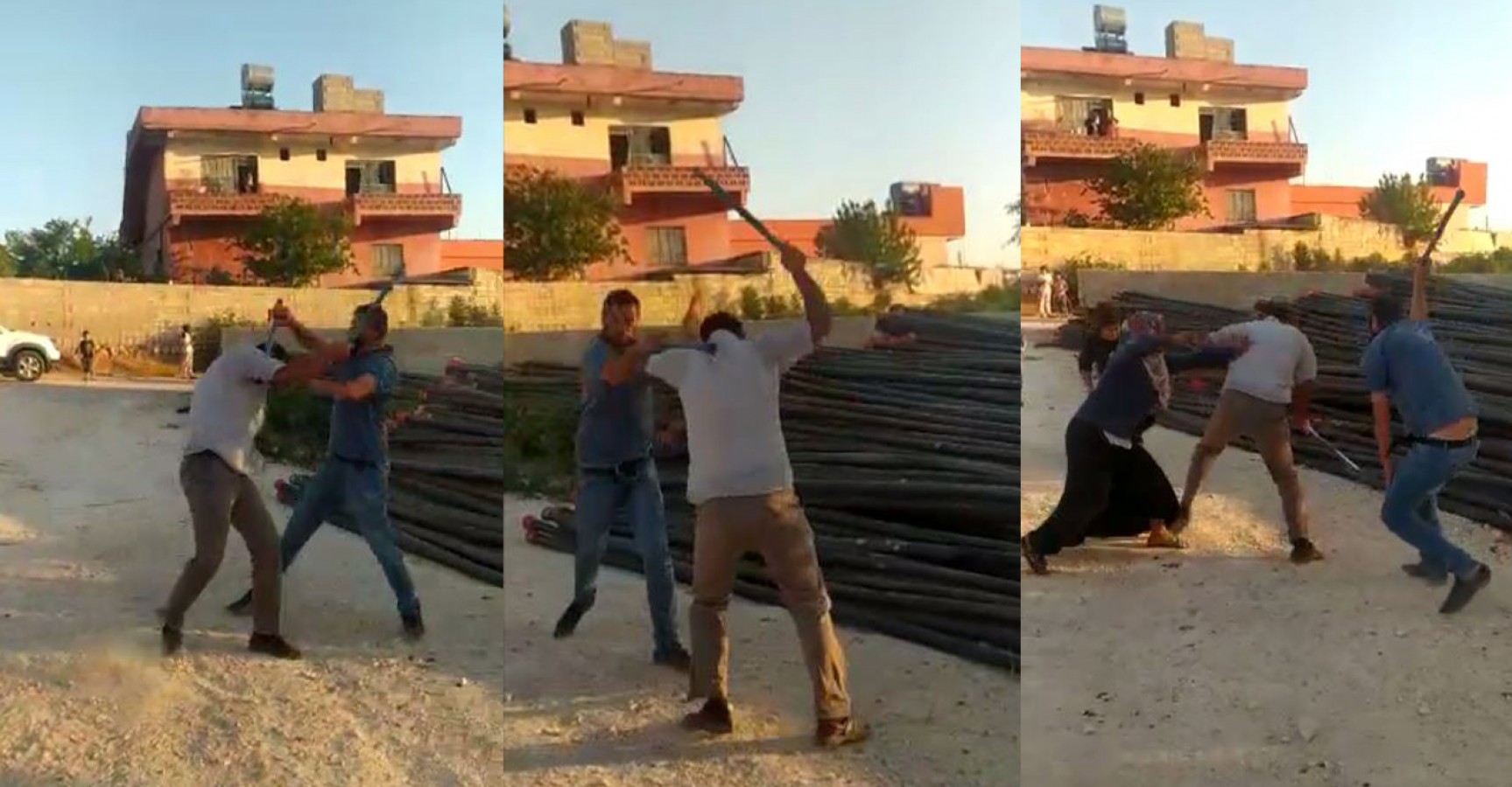 Koca kavga etti! Eş kayda aldı