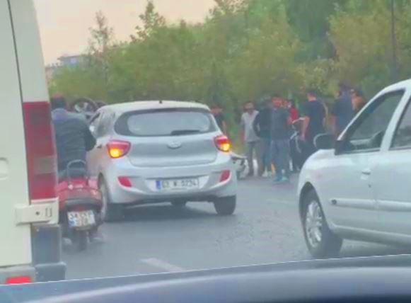 Haliliye’de otomobil takla attı: 2 yaralı