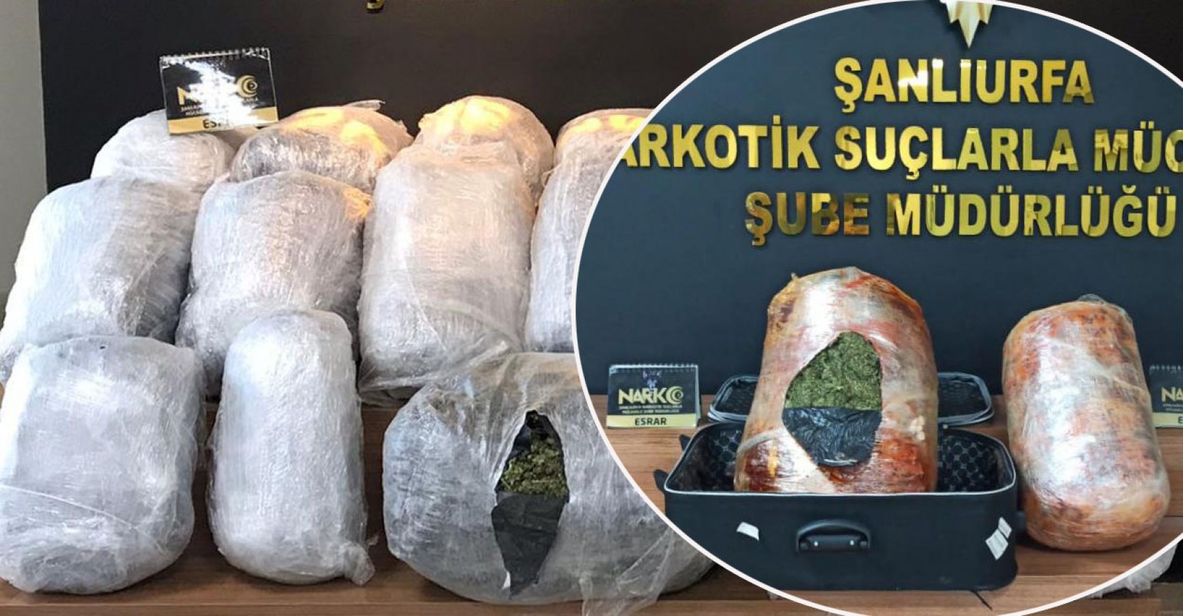 Şanlıurfa polisinden uyuşturucu kaçakçılarına dev darbe