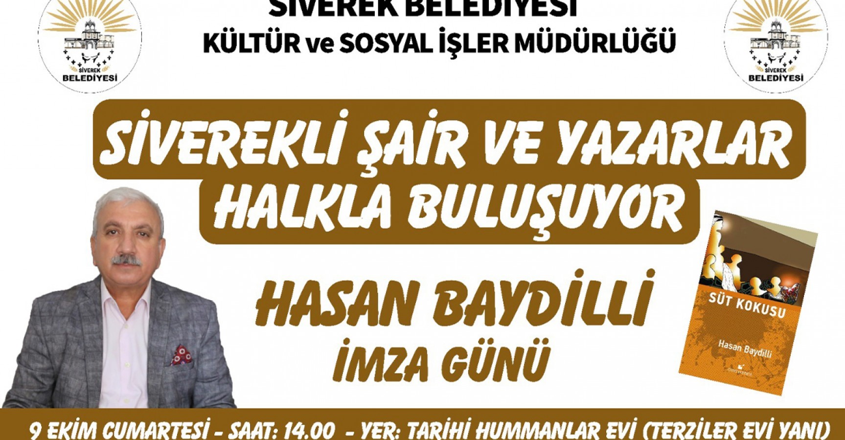 Siverek Belediyesi yazar ve şairleri halka buluşturuyor