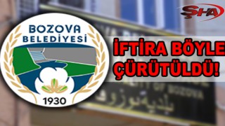 Bozova Belediyesi'ne atılan iftira yalan çıktı!