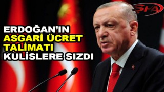 Erdoğan'ın 'Altına düşülmesin' dediği asgari ücret rakamı...