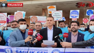 Urfa'daki sağlık çalışanları Bakan Koca'ya seslendi!