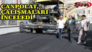 Başkan Canpolat ile sıcak asfalt çalışmaları başladı
