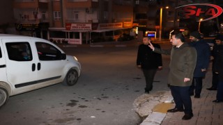 BAŞKAN BAYDİLLİ GÜNÜN İLK IŞIKLARIYLA BİRLİKTE SAHADA