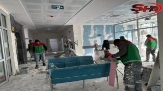 Adıyaman'daki sağlık tesisi Karaköprü Belediyesi ile yenileniyor