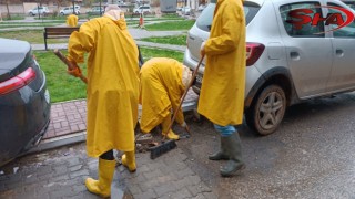 Viranşehir Belediyesi yağışlar için seferber oldu
