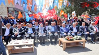 Viranşehir'de miting gibi büro açılışı