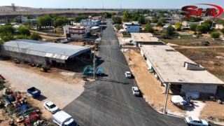 Harran’da ana caddeler sıcak asfalt ile buluştu