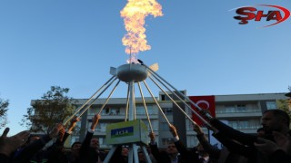 Bozova’da doğalgazın ilk meşalesi yakıldı