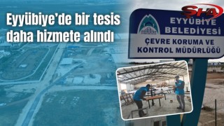 Eyyübiye Belediyesi’nin dev tesisinde üretim başladı