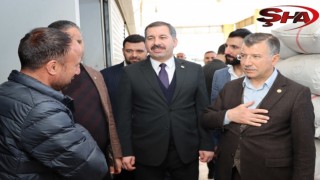 Başkan Baydilli ve Milletvekili Cevheri Şire Pazarı esnafı ile buluştu