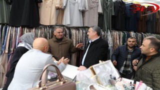 Başkan Mehmet Kuş SSK Caddesi’nde halkla buluştu