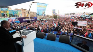 Erdoğan, “Bizim siyasetimiz eser ve hizmet siyasetidir”