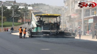 Turizm yolu’nda asfalt çalışması