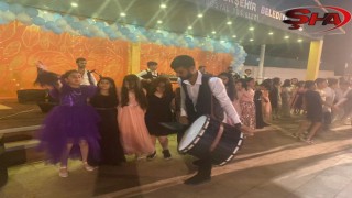 Urfa’da minikler mezuniyet heyecanı yaşadı