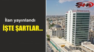 Şanlıurfa Büyükşehir Belediyesi personel alıyor