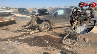 Urfa’da feci kaza! Araçlar hurdaya döndü