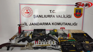 Şanlıurfa’da ruhsatsız silah operasyonu! 2 gözaltı