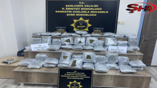 Şanlıurfa’da 28 kilo skunk maddesi ele geçirildi!