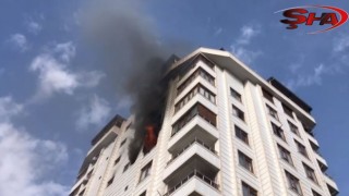 Şanlıurfa'da bir apartmanda korkutan yangın!