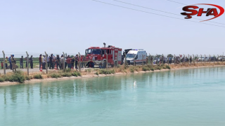 Şanlıurfa’da kanala giren genç suda kayboldu