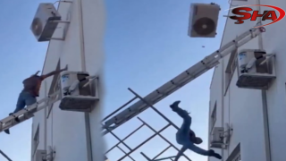 Şanlıurfa'da klimayı tamir eden usta yüksekten düşerek yaralandı