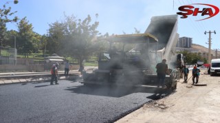 Eyyübiye’de altyapısı tamamlanan yollar asfaltlanıyor