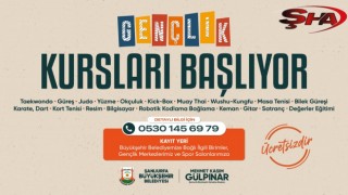 ŞANLIURFA BÜYÜKŞEHİR BELEDİYESİ’NİN GENÇLİK KURSLARI BAŞLIYOR