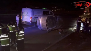 Şanlıurfa-Gaziantep Otoyolunda feci kaza: 2 ölü, 8 yaralı